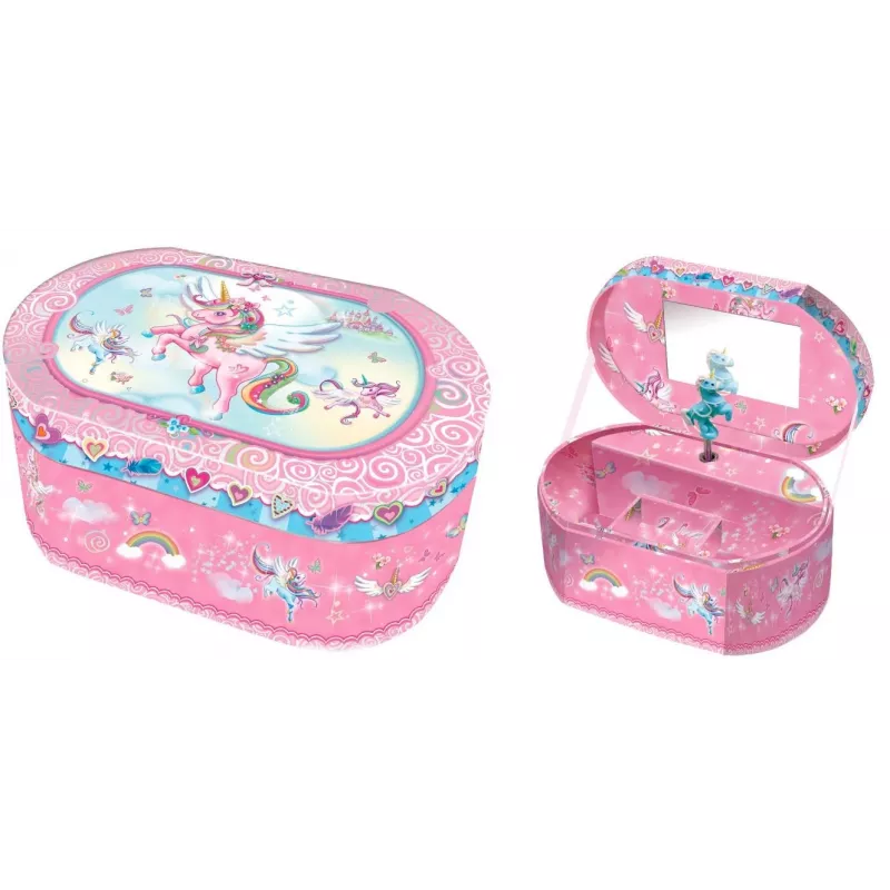 PULIO Pecoware Ovale Musikbox - Einhorn