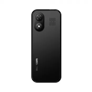 MAXCOM MM282 4G Dual-SIM-Feature-Phone mit 2,8-Zoll-Display, KaiOS, 1400-mAh-Akku, USB-C, Bluetooth 5.1, Wi-Fi-Hotspot, 2-MP-Kamera, FM-Radio, Schwarz