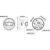 Hikvision DS-2CD2387G3P-LIS2UY/SL(180°)/O-STD Schwarz 8 MP Panorama-Netzwerkkamera