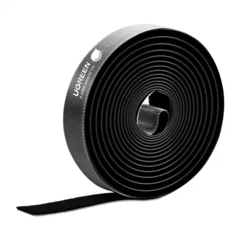 UGREEN LP124 Kabelorganizer Klettband 2m Schwarz