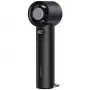 USAMS Ice-Cooling Handheld Fan 2000mAh Schwarz - Tragbarer Halbleiter-Kühlventilator mit USB-C, 3 Geschwindigkeiten, abnehmbarem Sockel