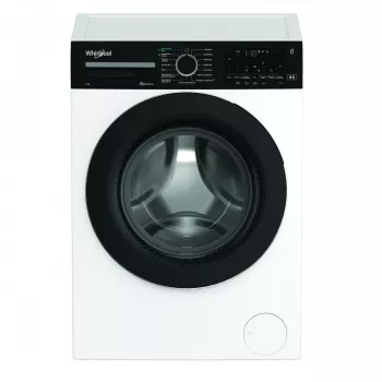Whirlpool WAM762WBBPL 7 kg 1200 U/min Waschmaschine mit 6th Sense Technologie, FreshCare+, Clean+, 14 Programmen, LED-Display, Kindersicherung, Startzeitvorwahl, Energieklasse C, Weiß