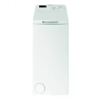 Indesit BTWWS60400PLN Toplader-Waschmaschine, 6 kg, 1000 U/min, Weiß