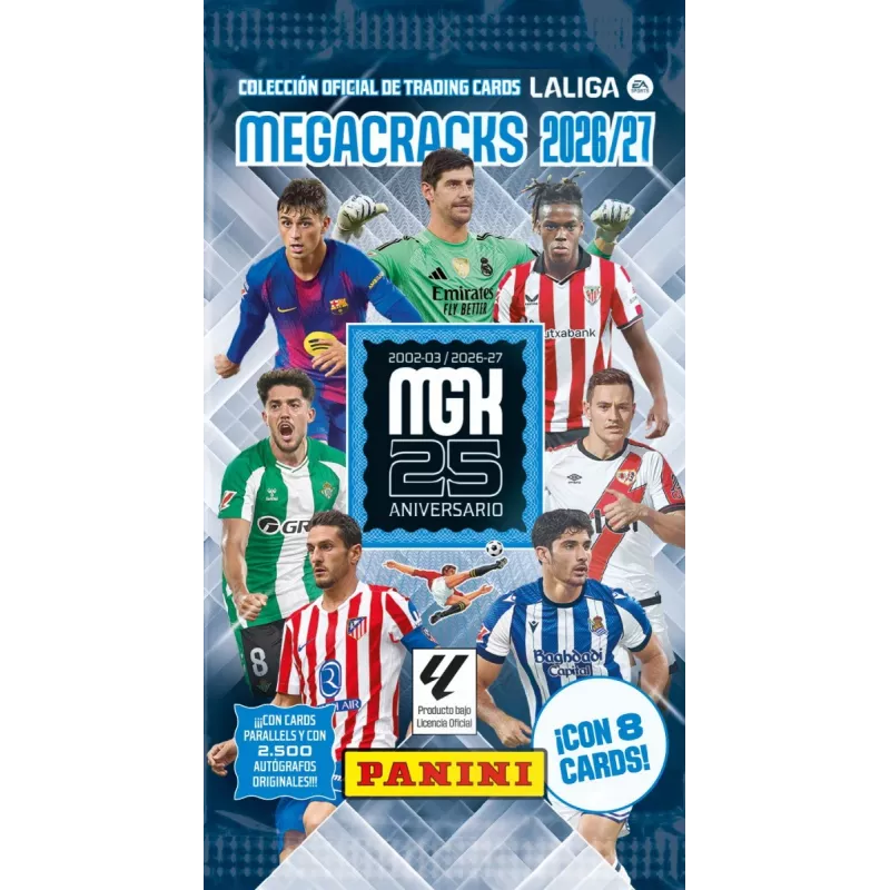 Panini La Liga 2027 Adrenalyn XL Trading Card Game Display Box – 50 Sachets (300 Karten)