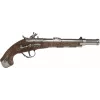 PULIO Gonher Metall-Piratenpistole Spielzeug-Pistole, Druckguss-Metall & Kunststoff, 8-Schuss Ringkapseln, Schwarz/Grau mit braunem Griff, ab 8 Jahren