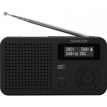 Sencor SRD 7210B DAB+ Radio FM/BT/USB - Schwarz
