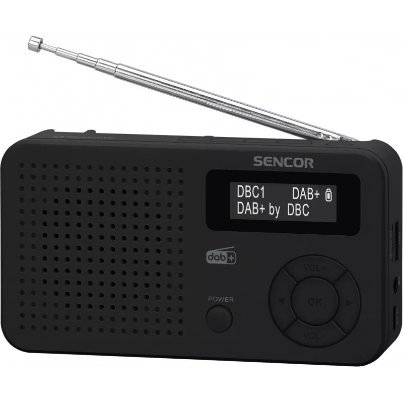 Sencor SRD 7210B DAB+ Radio FM/BT/USB - Schwarz