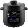 CONCEPT CK6001 Multikocher 5L 900W 10 Programme Antihaftbeschichtet Schwarz/Edelstahl