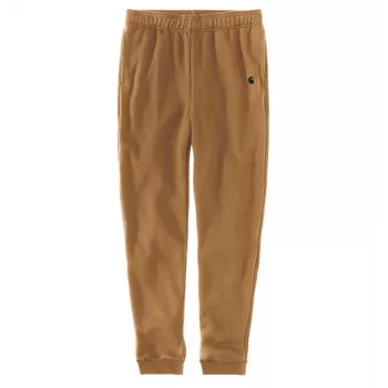 Carhartt Herren Hamilton Brown Jogger Sweatpants - 13 oz schwerer Baumwoll-Polyester-Mix, reguläre Passform mit verjüngtem Bein, elastischer Bund mit Kordelzug, Rippstrickbündchen, Seiten- und Gesäßtaschen, gesticktes C-Logo