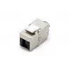 DIGITUS DN-93615-D CAT 6A Keystone-Modul, geschirmt, werkzeuglos, 10GBase-T, 500 MHz, Zinkdruckguss, vergoldete Kontakte, T568A/B, PoE++-bereit