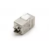 DIGITUS DN-93615-D CAT 6A Keystone-Modul, geschirmt, werkzeuglos, 10GBase-T, 500 MHz, Zinkdruckguss, vergoldete Kontakte, T568A/B, PoE++-bereit