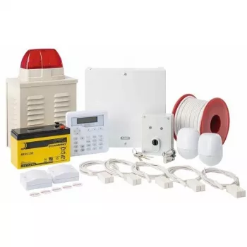 ABUS Terxon SX Verkabeltes Alarmsystem Set, 8 Zonen, erweiterbar auf 32, VdS Klasse A