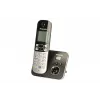 Panasonic KX-TG6821 DECT schnurloses Telefon mit Anrufbeantworter, Schwarz