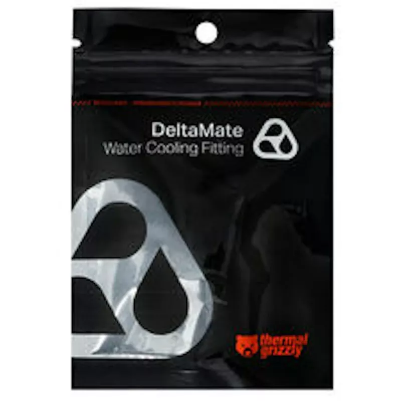 Thermal Grizzly DeltaMate Quick Disconnect Female - M, Gloss Nickel