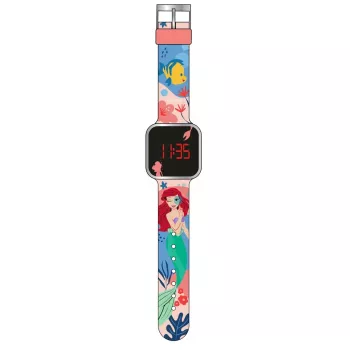 PULIO Digitaluhr LED Diakakis - Ariel Kinder blaues Silikonarmband