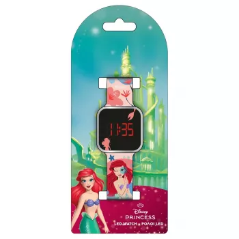 PULIO Digitaluhr LED Diakakis - Ariel Kinder blaues Silikonarmband