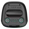 DENVER BPS-170 400W Bluetooth-Party-Lautsprecher mit RGB-Lichtern, TWS, Karaoke, FM-Radio, USB/SD/AUX/Mikrofon-Eingängen