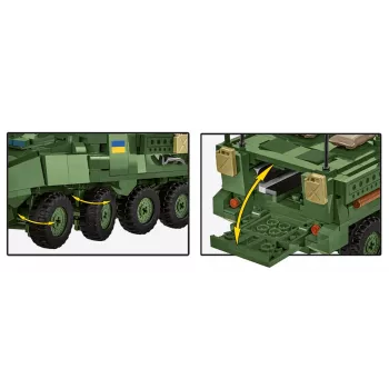 COBI Stryker M1126 ICV (1:35 Maßstab) – Detaillierter Militärfahrzeug-Modellbausatz