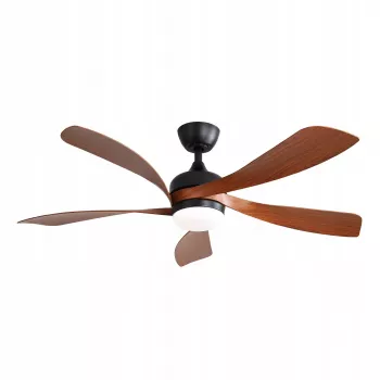 Extralink Grand Walnut 52 Smart WiFi Deckenventilator, 132cm, Walnuss, App-Steuerung
