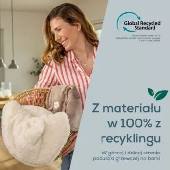 Beurer HK 165 Huggy Creme Wärmekissen | 3 Heizstufen, waschbar, Beurer Safety System