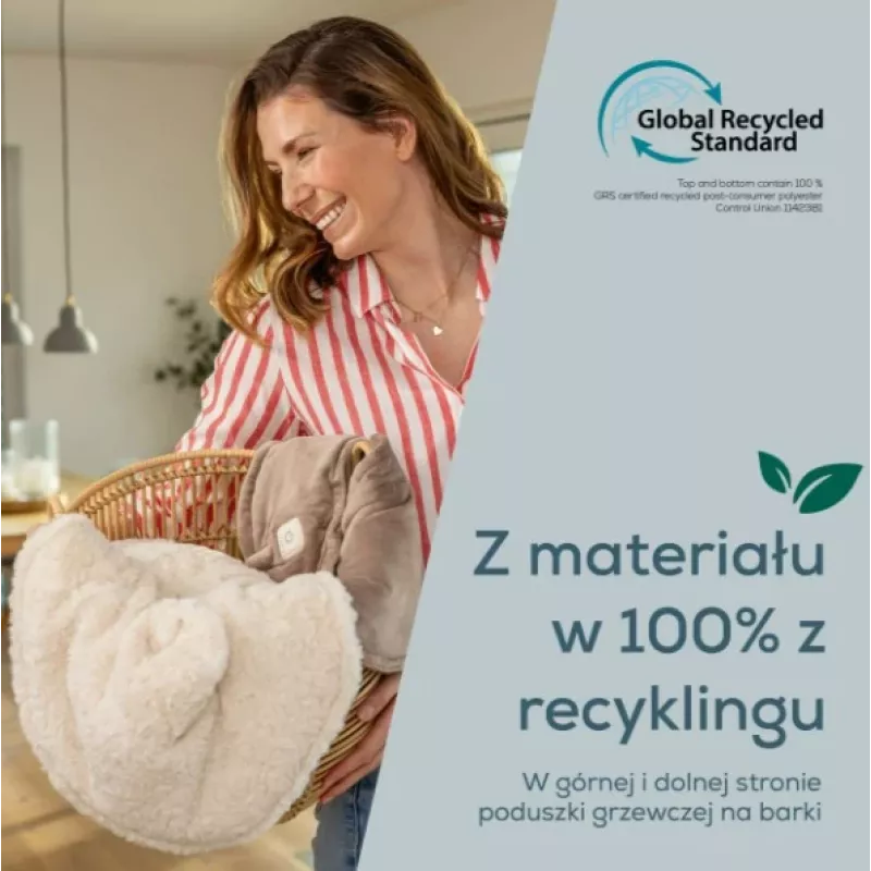 Beurer HK 165 Huggy Creme Wärmekissen | 3 Heizstufen, waschbar, Beurer Safety System