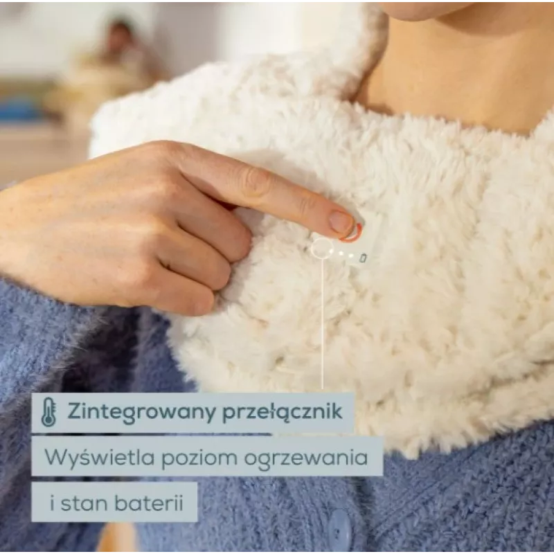 Beurer HK 165 Huggy Creme Wärmekissen | 3 Heizstufen, waschbar, Beurer Safety System