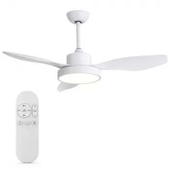 Extralink Aero Breeze 47 Smart WiFi Deckenventilator, Weiß, App-Steuerung, 119 cm
