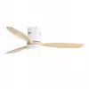 Extralink Nature Flow 52 Smart WiFi Deckenventilator mit Holzflügeln, Gleichstrommotor, LED-Licht, App-Steuerung, 132 cm