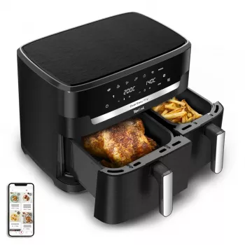 Tefal ActiFry Dual Motion Heißluftfritteuse EY9428E 1,7 kg Schwarz