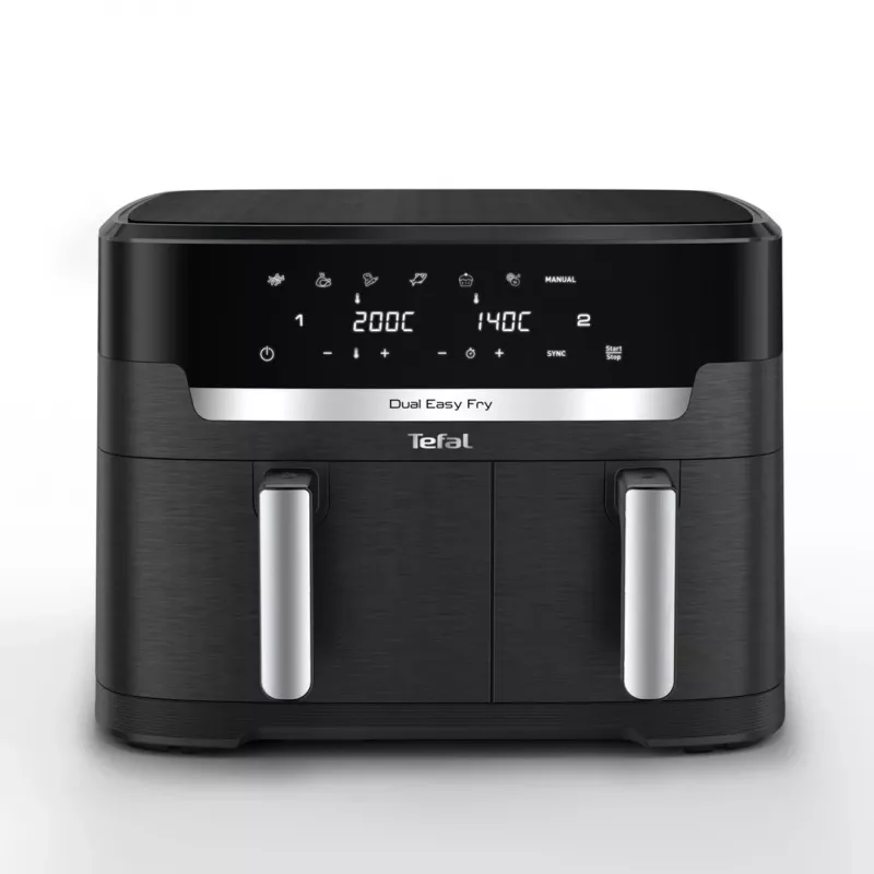Tefal ActiFry Dual Motion Heißluftfritteuse EY9428E 1,7 kg Schwarz