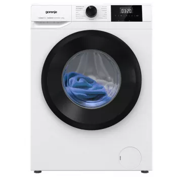 Gorenje W3NGPI72SAS/PL 7 kg 1200 U/min freistehender Frontlader-Waschautomat mit SteamTech und Inverter PowerDrive Motor
