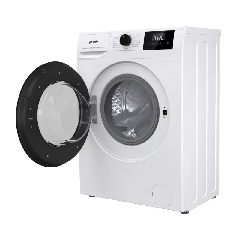 Gorenje W3NGPI72SAS/PL 7 kg 1200 U/min freistehender Frontlader-Waschautomat mit SteamTech und Inverter PowerDrive Motor