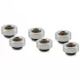 Thermal Grizzly DeltaMate Verlängerungsfitting - MF7, Glanznickel, 6er-Pack