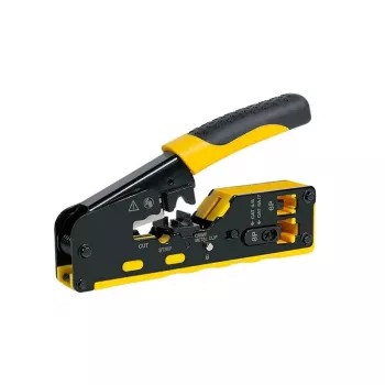 LOGILINK WZ0060 Crimpzange Modular CAT5/6/6A/7 mit Pass-Through RJ45