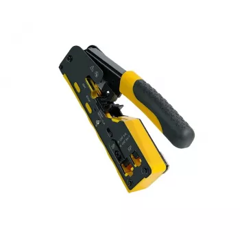 LOGILINK WZ0060 Crimpzange Modular CAT5/6/6A/7 mit Pass-Through RJ45