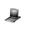 ATEN KL1508AiM F 17 Zoll LCD IP KVM Switch - 8-Port Rackmount-Konsole mit Fernzugriff