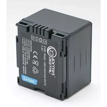EXTRA DIGITAL Panasonic CGA-DU14 Ersatzakku 7,2V 1360mAh Li-ion für D-Serie Camcorder