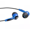 Defender EARPHONES BASIC 604 Kabelgebundener In-Ear-Kopfhörer mit Mikrofon, Schwarz-Blau