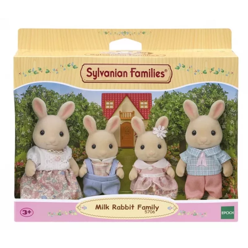 EPOCH Sylvanian Families Milk Rabbit Family Figuren-Set