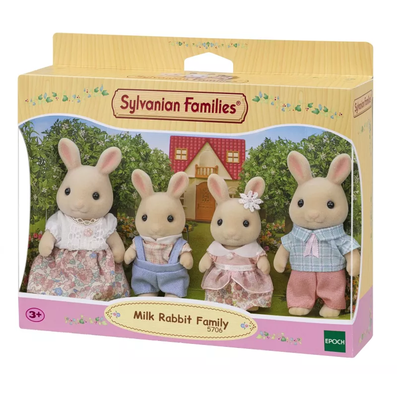 EPOCH Sylvanian Families Milk Rabbit Family Figuren-Set