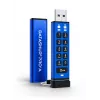 iStorage datAshur PRO+A USB 3.2 Gen 1 128GB Verschlüsselter USB-Stick mit PIN-Schutz, FIPS 140-3 Level 3, IP68, USB-C