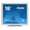 Iiyama ProLite T1531SR-W5 15 inch XGA 4:3 5-Draht-Resistiv-Touchscreen-LED-Monitor, Weiß