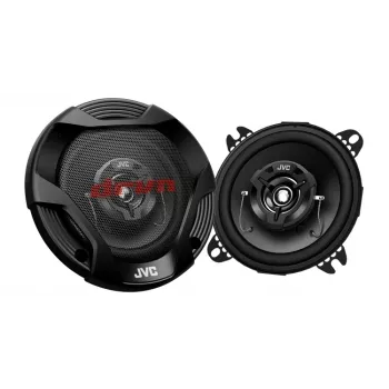 JVC CS-DR422 4-Zoll 2-Wege Koaxial-Lautsprecher für Autos mit Carbon-Mica-Membranen und Hybrid-Sicken (Paar)