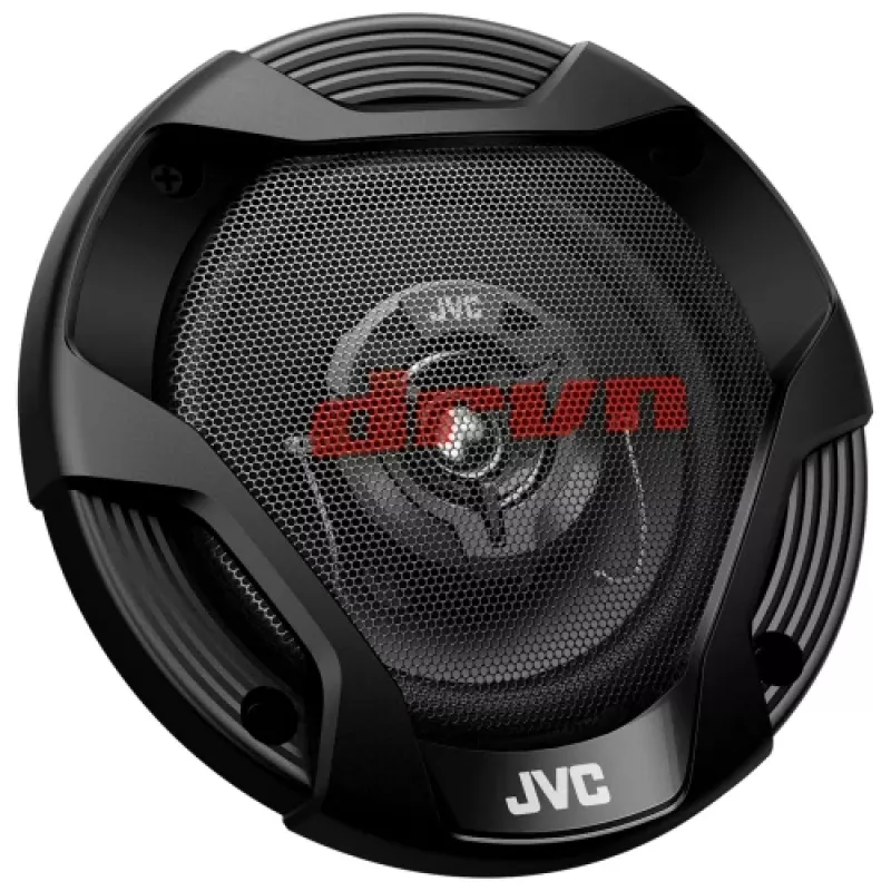 JVC CS-DR422 4-Zoll 2-Wege Koaxial-Lautsprecher für Autos mit Carbon-Mica-Membranen und Hybrid-Sicken (Paar)
