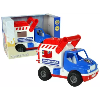 WADER POLESIE Gendarmerie ConsTruck 9924 Spielzeug-LKW