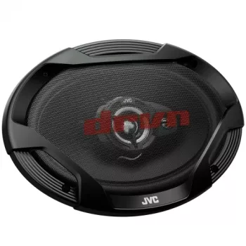 JVC CS-DR6932 6x9 Zoll 3-Wege Koaxial-Lautsprecher für Autos, 500W Peak, 70W RMS, Carbon-Mica-Tieftöner, PEI-Hochtöner, 4 Ohm