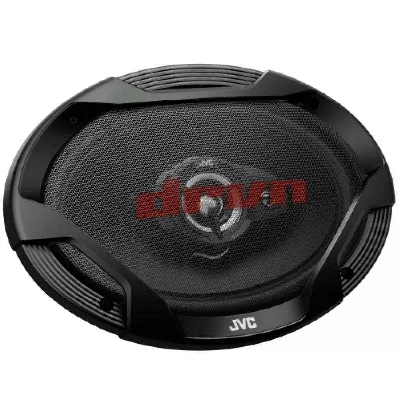JVC CS-DR6932 6x9 Zoll 3-Wege Koaxial-Lautsprecher für Autos, 500W Peak, 70W RMS, Carbon-Mica-Tieftöner, PEI-Hochtöner, 4 Ohm