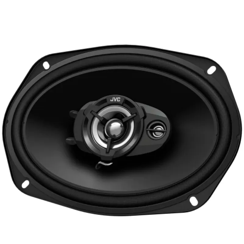 JVC CS-DR6932 6x9 Zoll 3-Wege Koaxial-Lautsprecher für Autos, 500W Peak, 70W RMS, Carbon-Mica-Tieftöner, PEI-Hochtöner, 4 Ohm