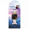 PULIO Digital Uhr LED Diakakis - Frozen Kinderuhr mit rotem LED-Display, blaues/lila Silikonarmband, offizielles Disney Frozen Thema