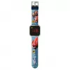 PULIO Kinder-Digitaluhr mit LED-Anzeige - Disney Pixar Cars Motiv, Rot/Schwarz